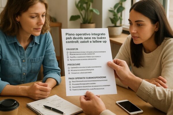 Piano operativo integrato per viaggio, casa ed energia: controlli, azioni e follow-up